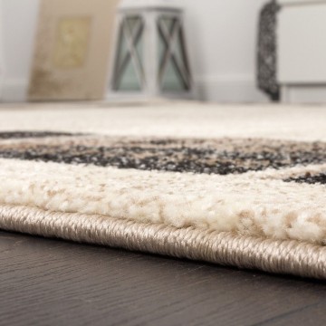 Modern designer tapijt bruin 92