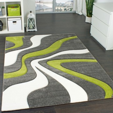 Modern designer tapijt groen 4