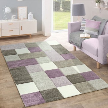 Modern designer tapijt paars 28