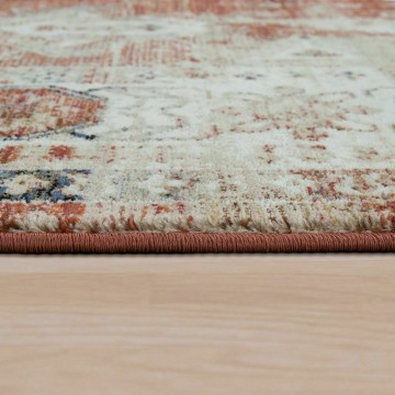 Modern designer tapijt used look bunt 105