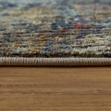 Modern designer tapijt used look bunt 2