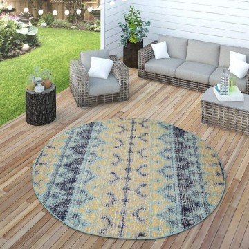 Modern designer tapijt used look orient rond 13 8761