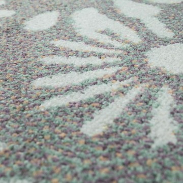 Modern designer tapijt z bloemen 3