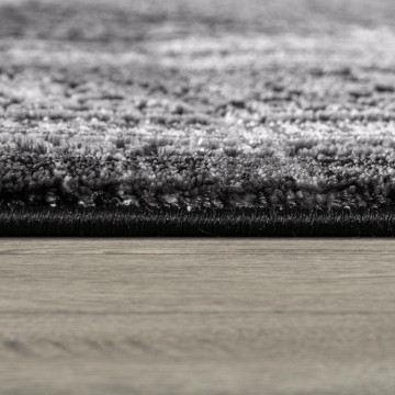 Modern designer tapijt zwart 10 357 4 8i2 02