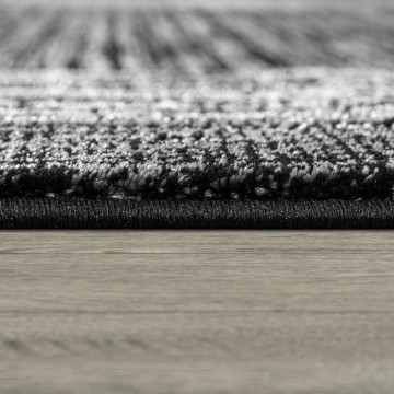 Modern designer tapijt zwart 10 357 5 8i2 02