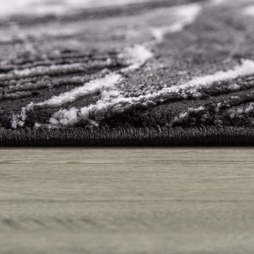 Modern designer tapijt zwart 10 357 6 8i8 02