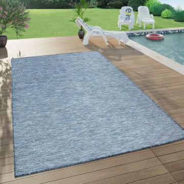 Modern outdoor tapijt blauw 1 11664
