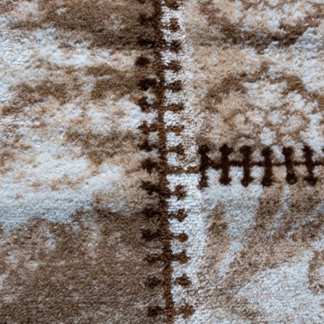 Modern tapijt Beige Bruin