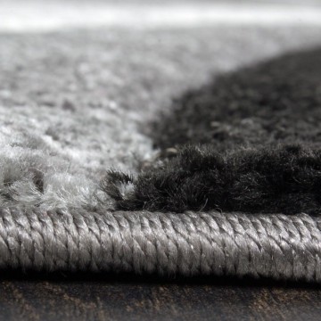 Modern tapijt cirkel grijs groen 3