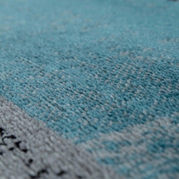 Modern tapijt design grijs blauw 3