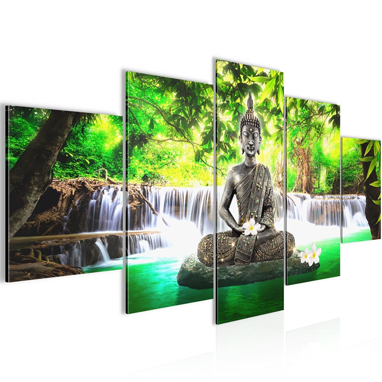 Dor Vorige Haringen Boeddha Waterval 200 x 100 cm - Gratis verzending!