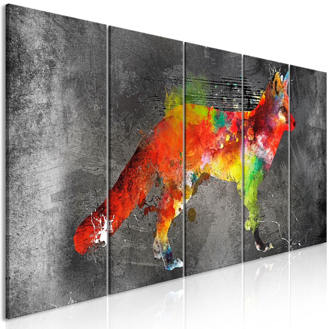 Schilderij Vos dieren 240 x 90 cm - Gratis