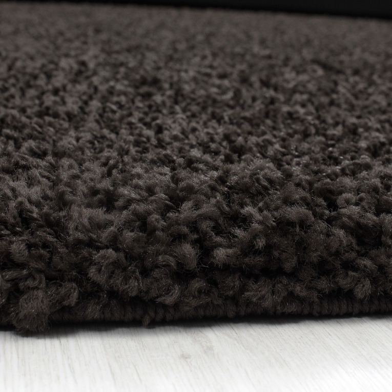 Hoogpolig shaggy tapijt Zwart - Gratis