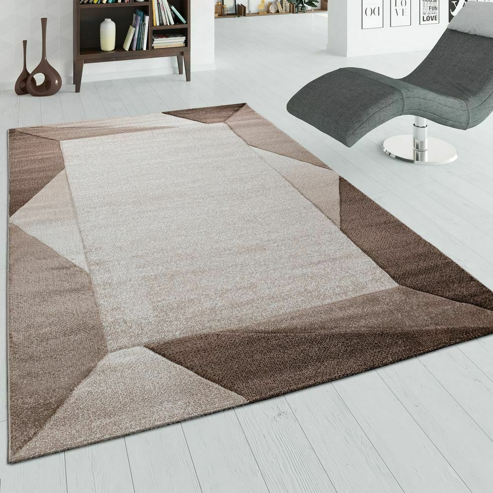 Modern tapijt 3-D design Bruin Gratis