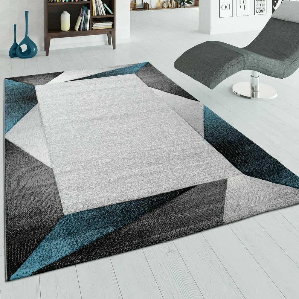 Motivatie pols Geplooid Modern tapijt 3D design Blauw - Gratis verzending!