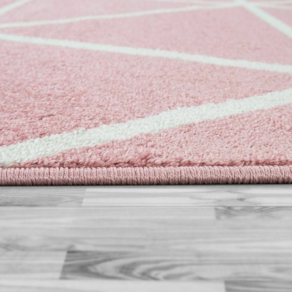 Onmiddellijk Kroniek verkiezing Modern tapijt Roze ruit - Gratis verzending!